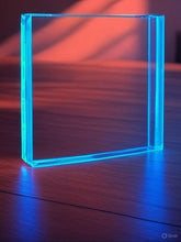 Glowing Edge - Outside face is diffused Clear top and bottom