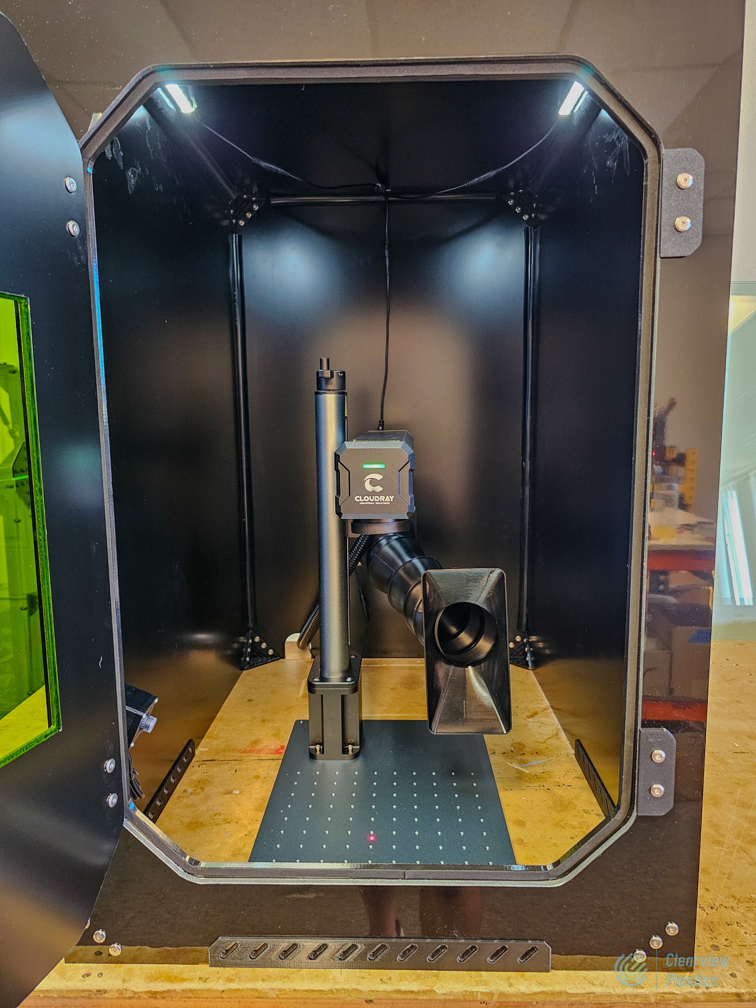 UV/Fiber Galvo Laser Marker Engraver Enclosure with Laser viewing Window (Universal Fit)