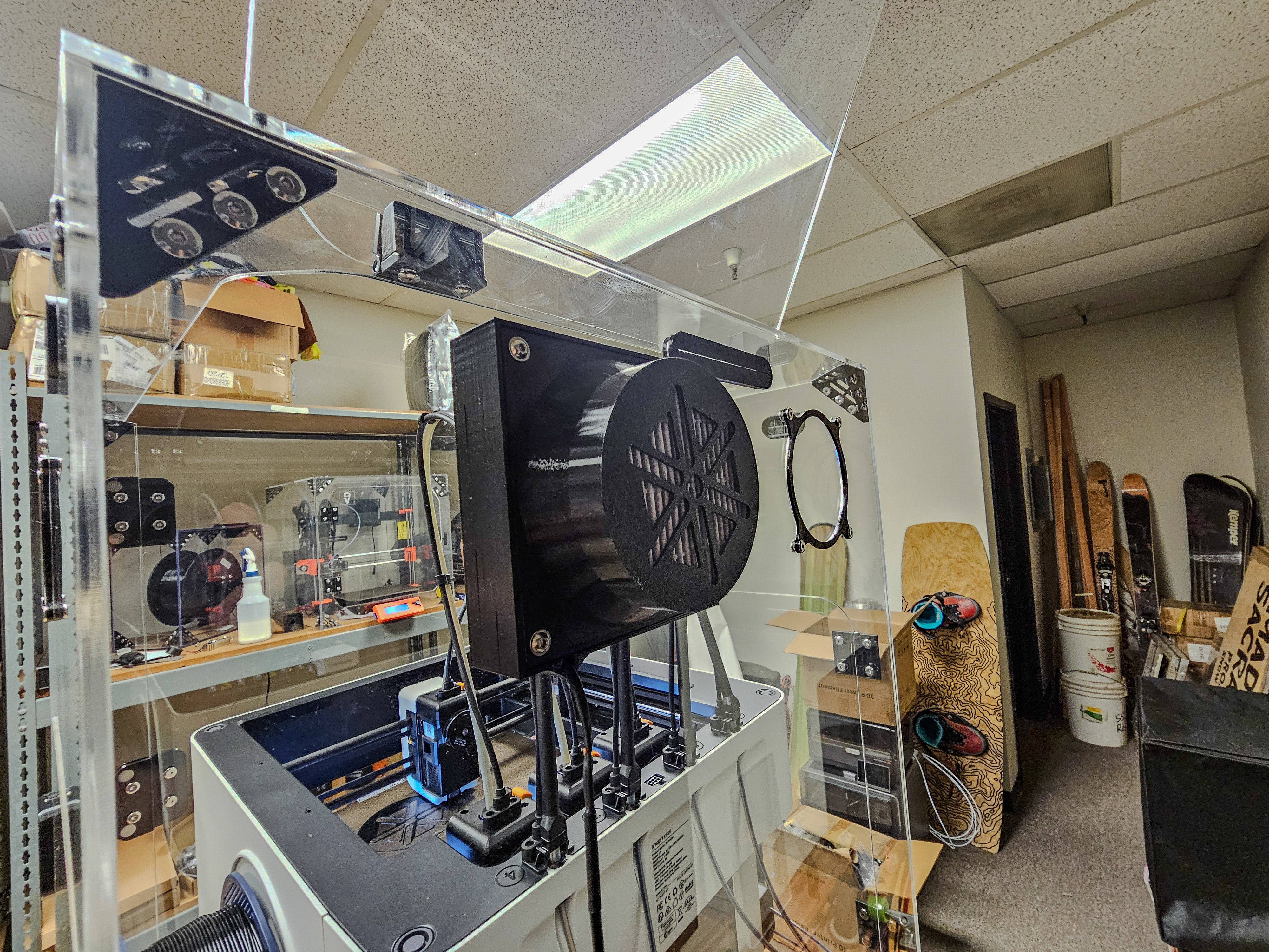 Clearview tall enclosure, reference photo for the Creality K3 enclosure