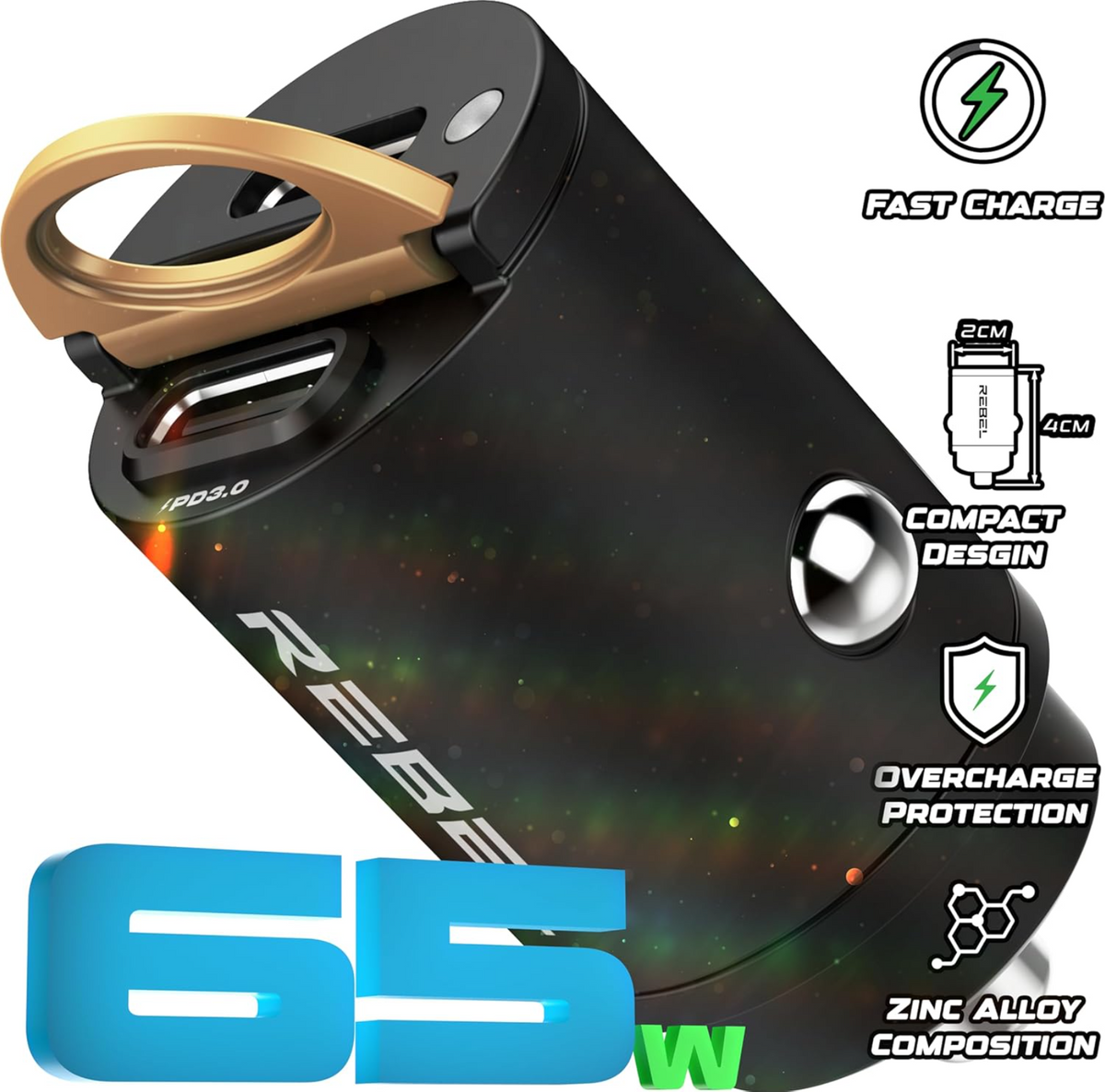 65 Watt Dual USB PD3.0 Flush Fit CLA