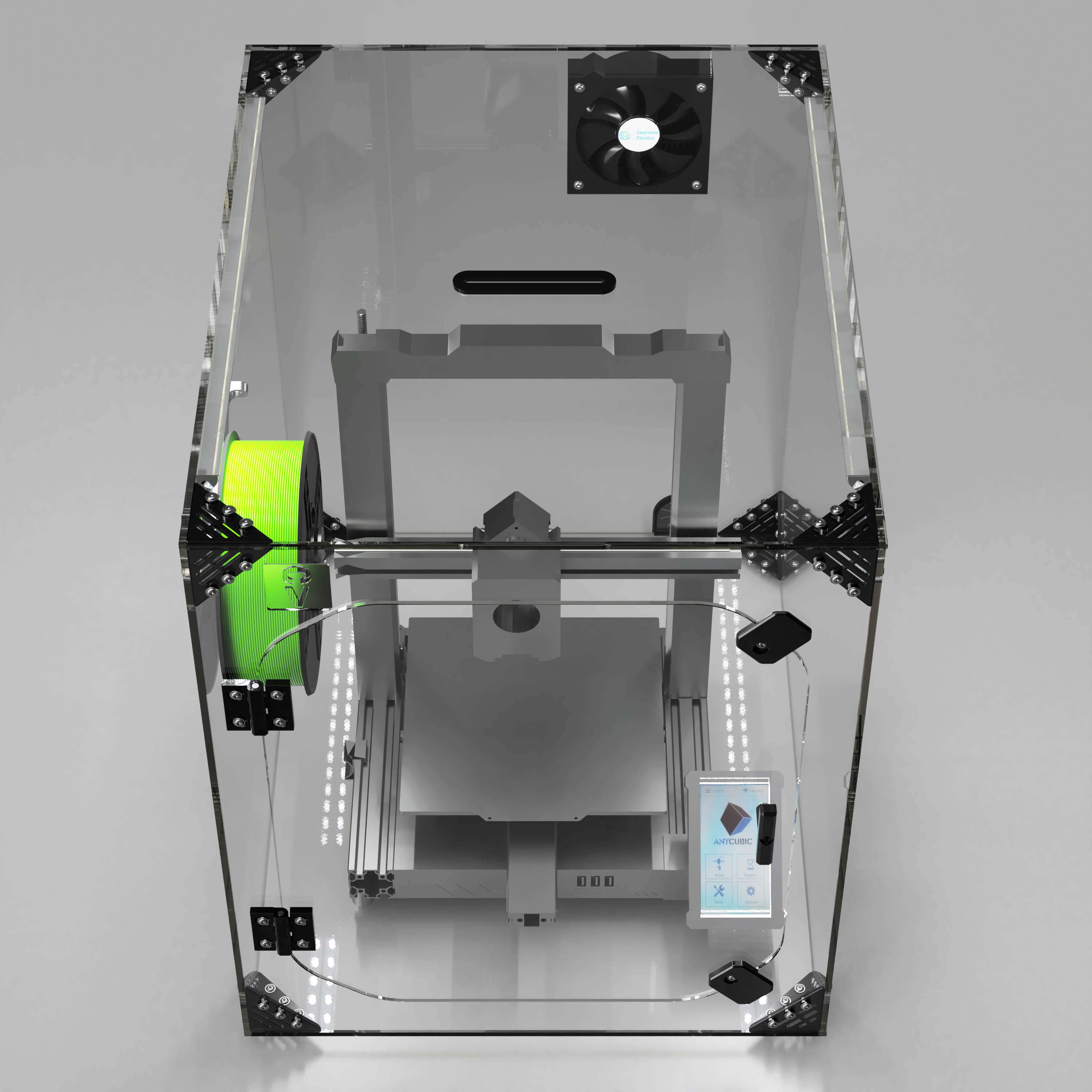 Anycubic Kobra 2 Max 3D Printer Enclosure Infinity enclosures by Anycubic Kobra 2 Max 3D Printer Enclosure Infinity enclosures by