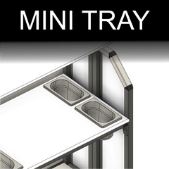 2x Mini Garnish Trays