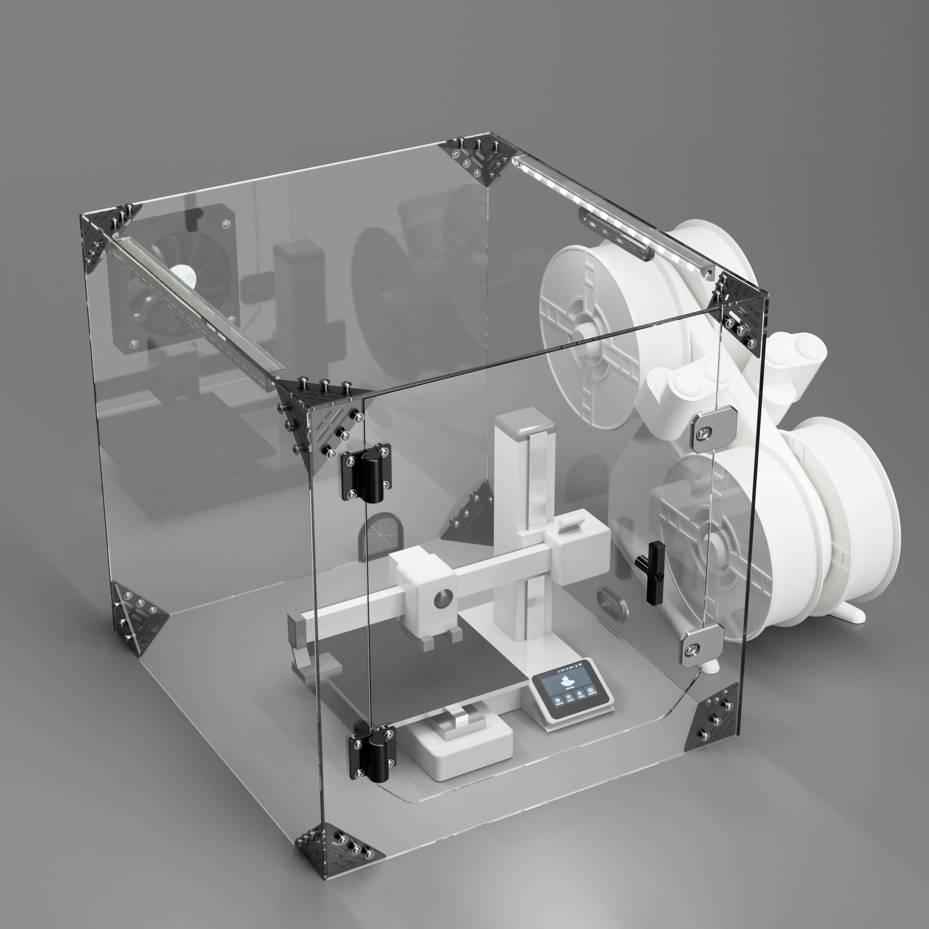 Bambu Lab A1 Mini Enclosure Kit – Clearview Plastics