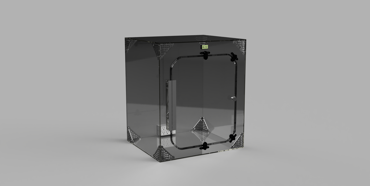 Display cabinet enclosure kit