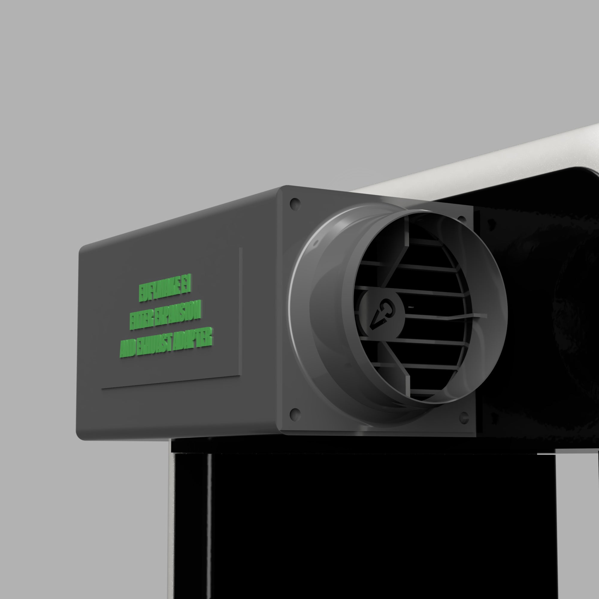Exhaust Adapter for eufyMake E1 UV Printer - Fume Mitigation Add-On  - Coming Soon