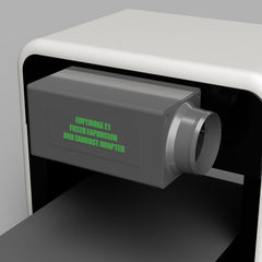 Exhaust Adapter for eufyMake E1 UV Printer - Fume Mitigation Add-On  - Coming Soon