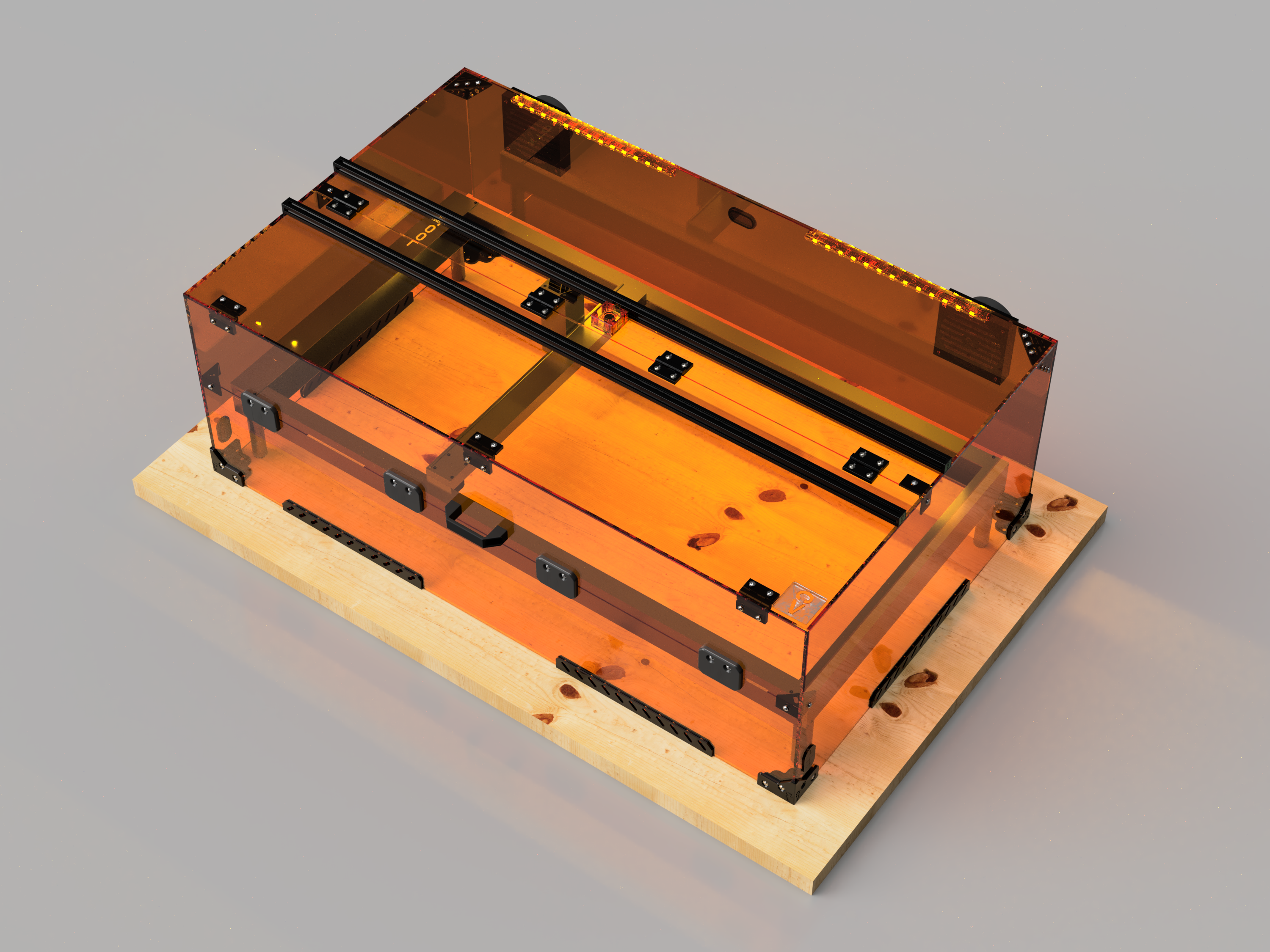Atomstack Enclosures AtomStack X40 Max Extended Laser Engraver Enclosure Kit V3 – Clearview ...