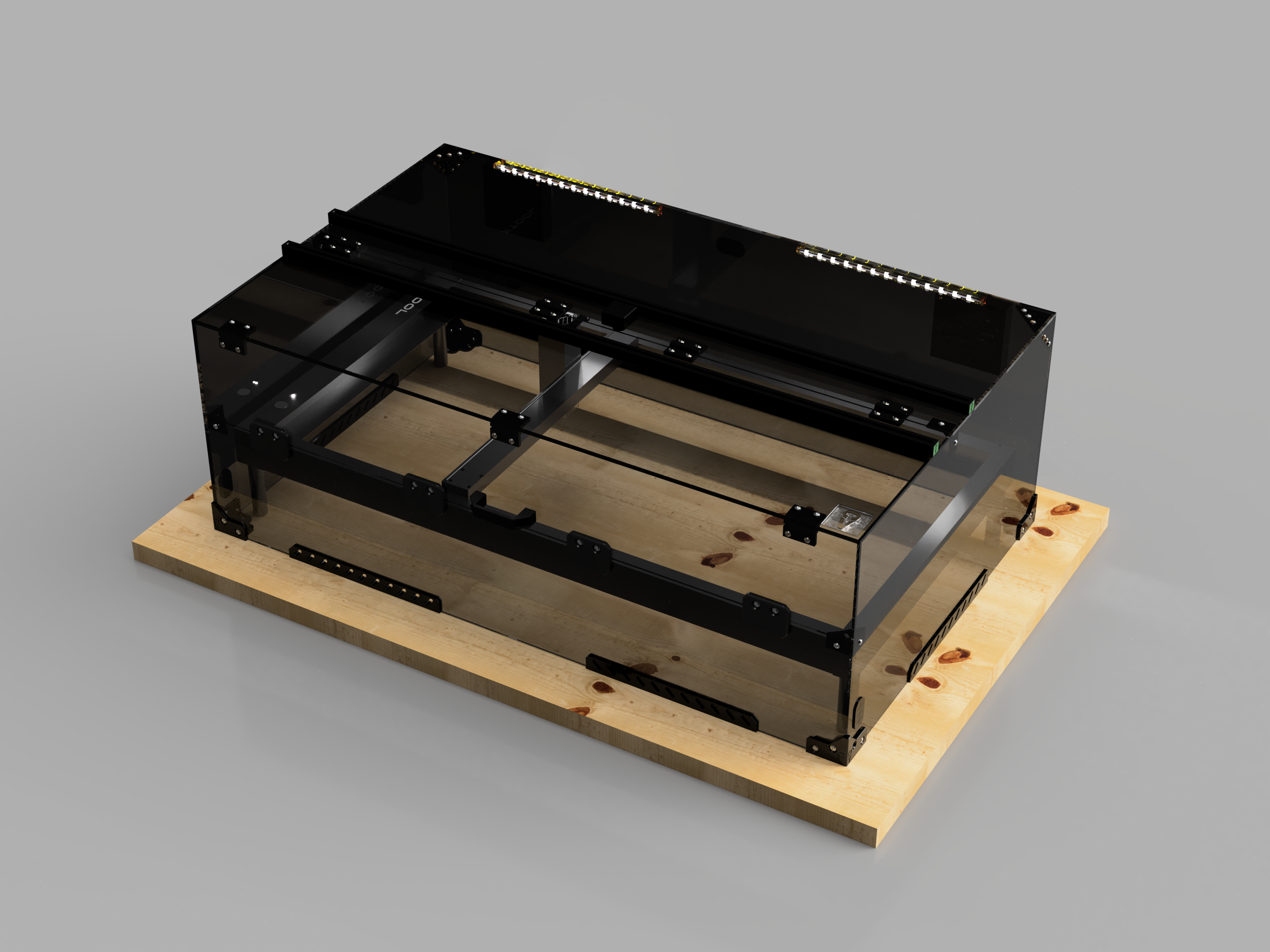 Atomstack Enclosures AtomStack X40 Max Extended Laser Engraver Enclosure Kit V3 – Clearview ...
