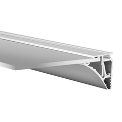 Edge Lit LED Hidden Shelving Brackets - Aluminum Extrusion