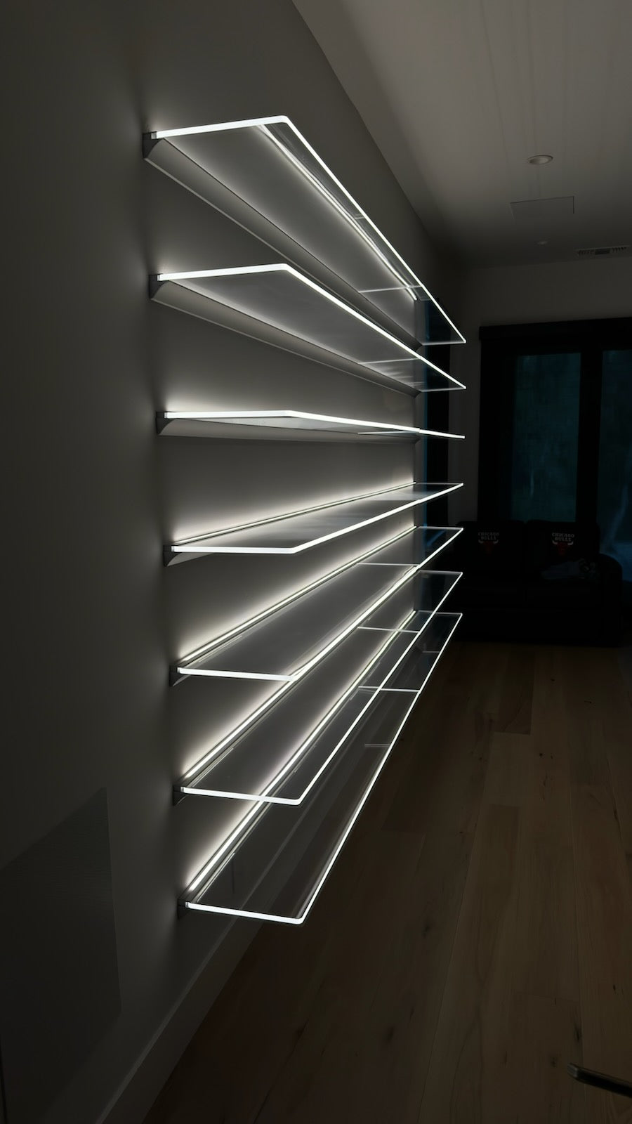 Edge Lit Example Edge Lit LED Shelves – Clearview Plastics