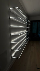 Edge Lit LED Shelves