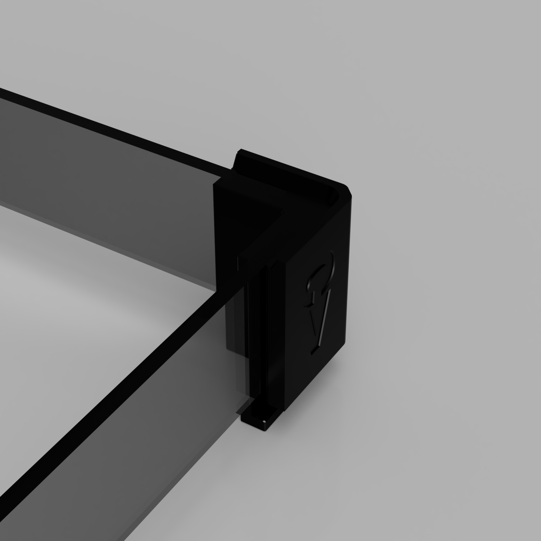 K1max Riser Creality K1 max Lid Riser with smoked acrylic panels – Clearview Plastics