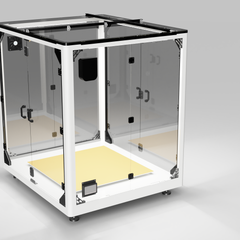 ELEGOO OrangeStorm Giga 3D printer Enclosure VERSION 2 - By Clearview Plastics
