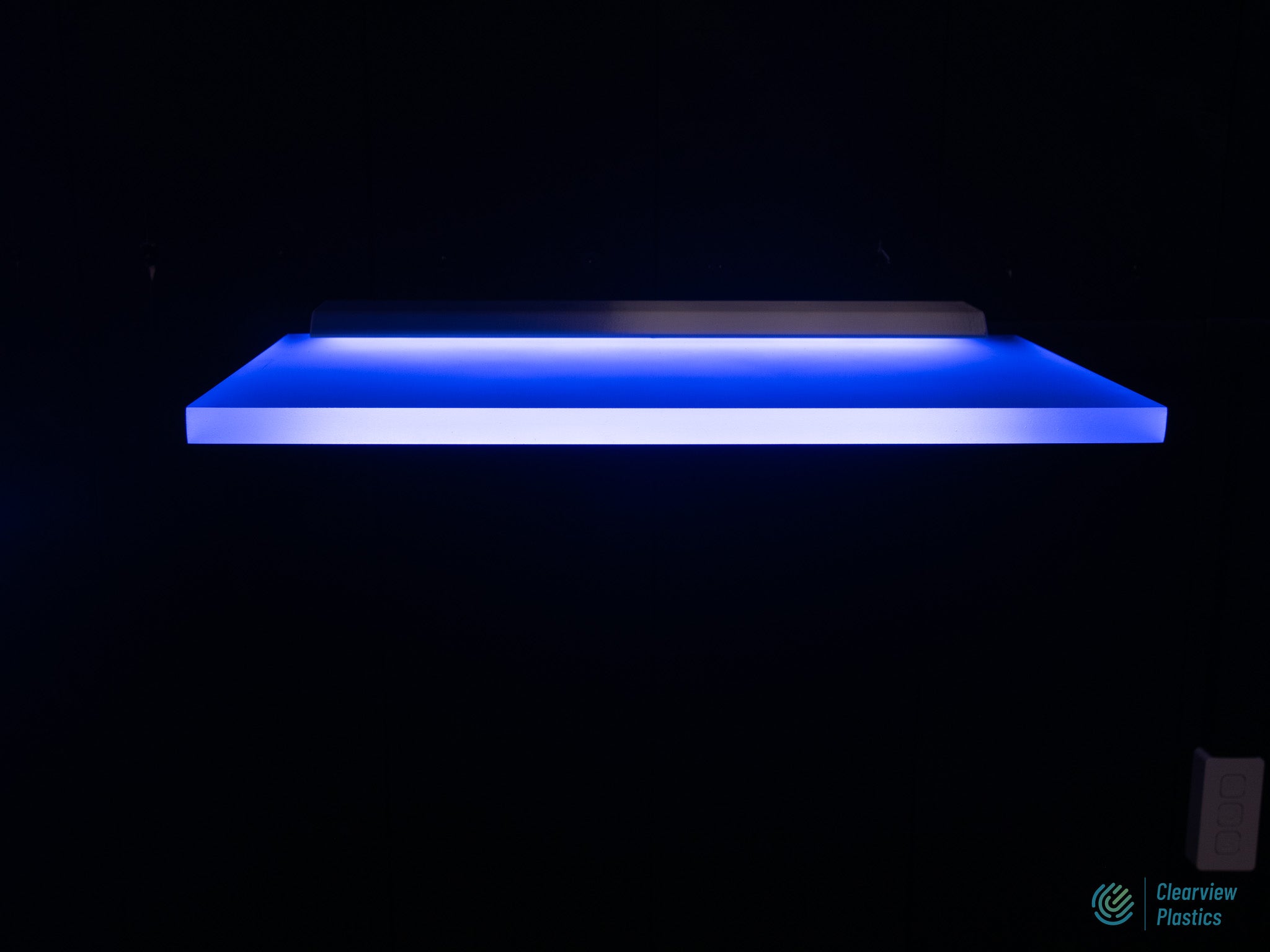 Edge Lit Example Edge Lit LED Shelves – Clearview Plastics