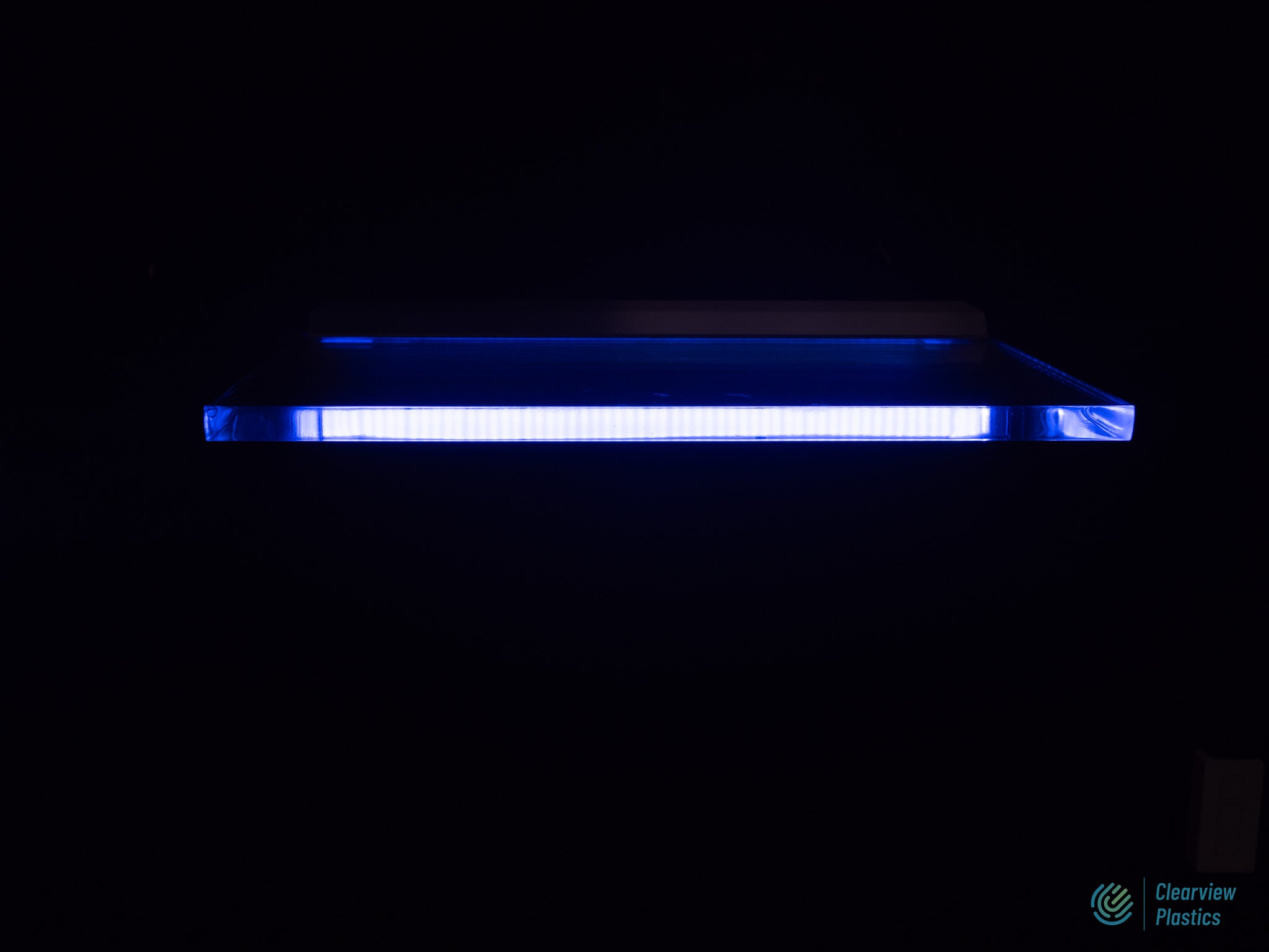 Edge Lit LED Shelves