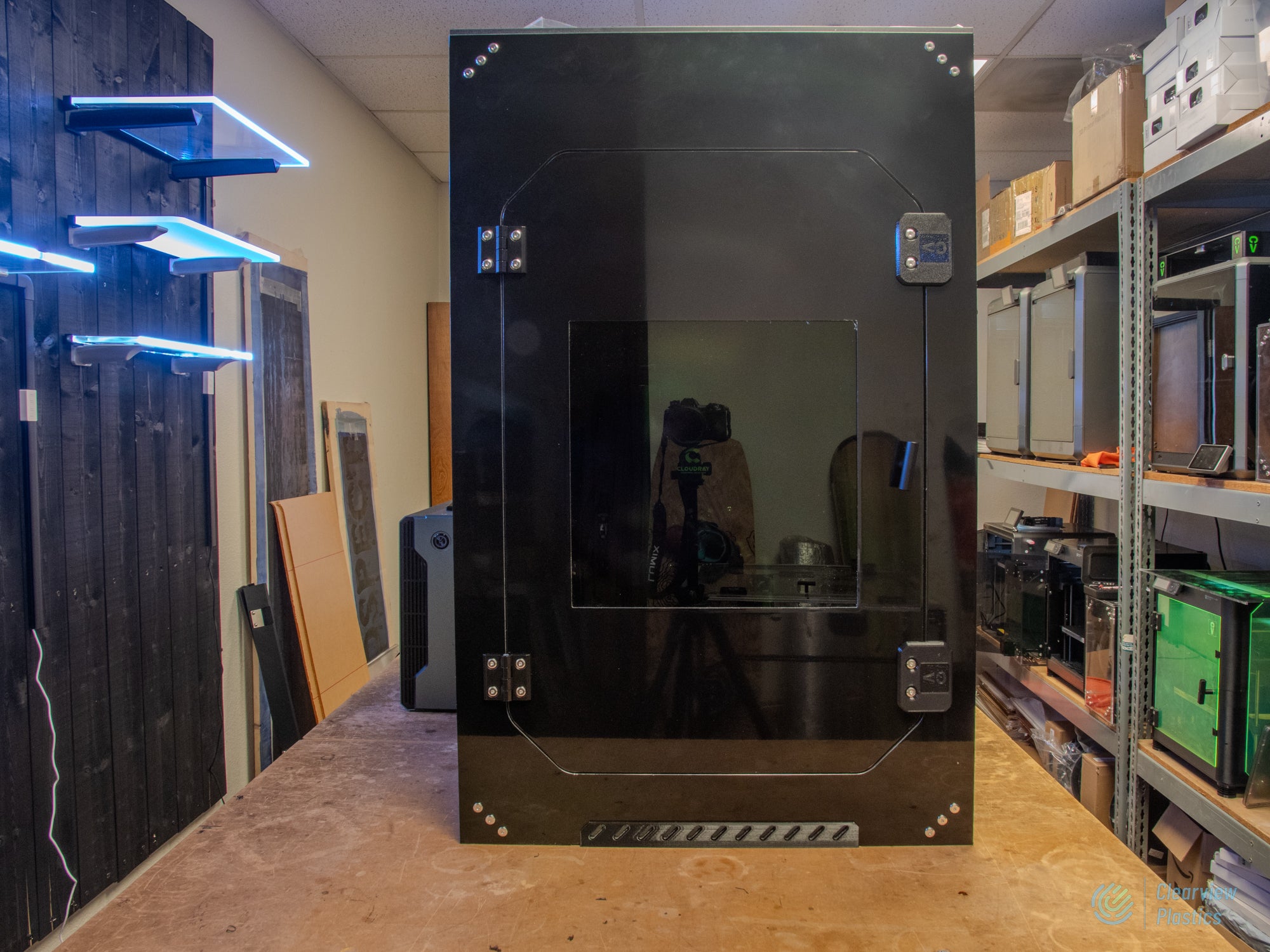 UV/Fiber Galvo Laser Marker Engraver Enclosure with Laser viewing Window (Universal Fit)