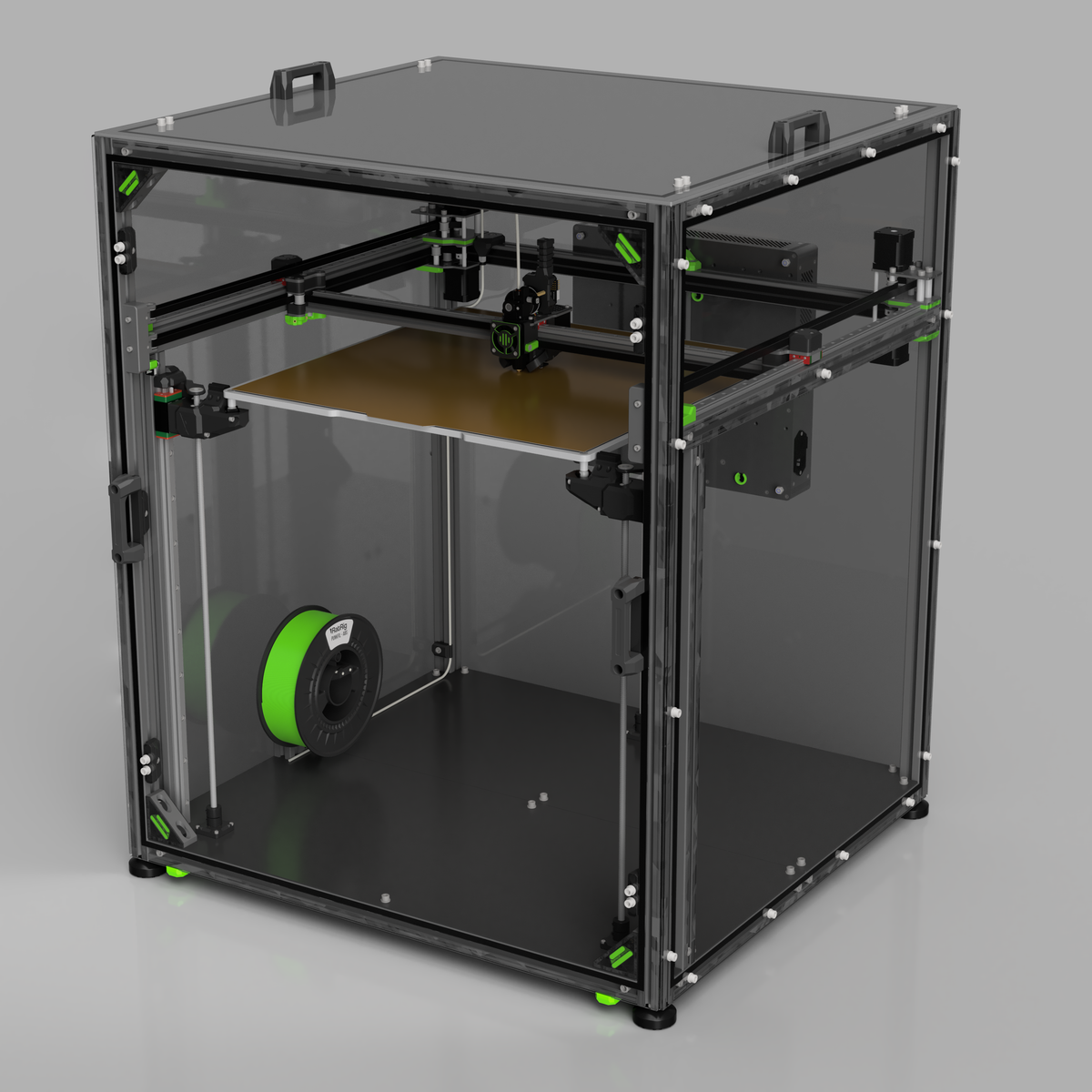 Rat Rig Electronics Panel Ratrig V-Core 4 3D printer Enclosure panels for 300mm, 400mm, 500mm ...