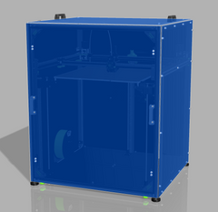 Ratrig V-Core 4 3D printer Enclosure panels for 300mm, 400mm, 500mm