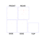 Ratrig V-Core 4 3D printer Enclosure panels for 300mm, 400mm, 500mm