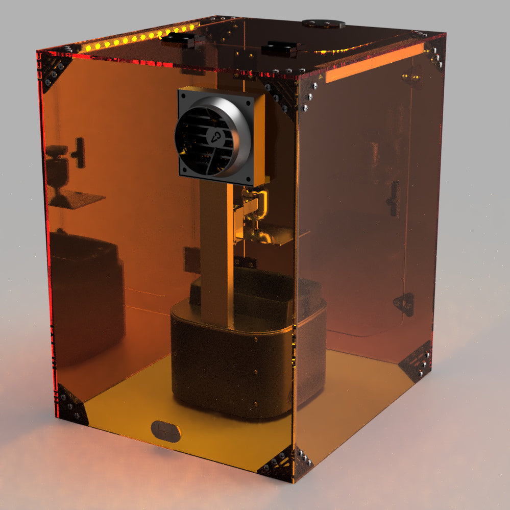 SLA Resin 3D Printer Enclosure V2.0