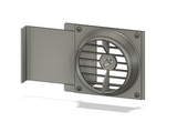 Blast gate exhaust fan cover switch for Clearview Enclosures