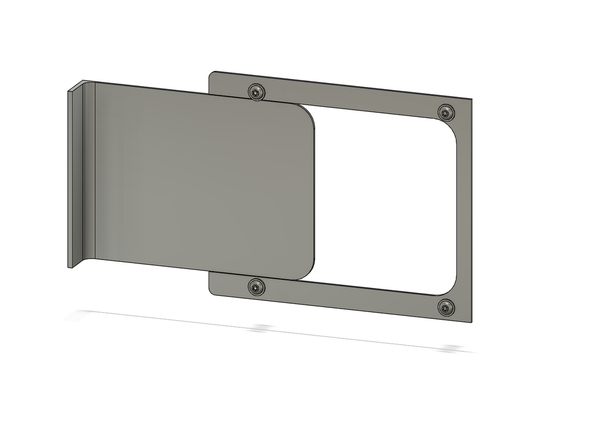 Blast gate exhaust fan cover switch for Clearview Enclosures