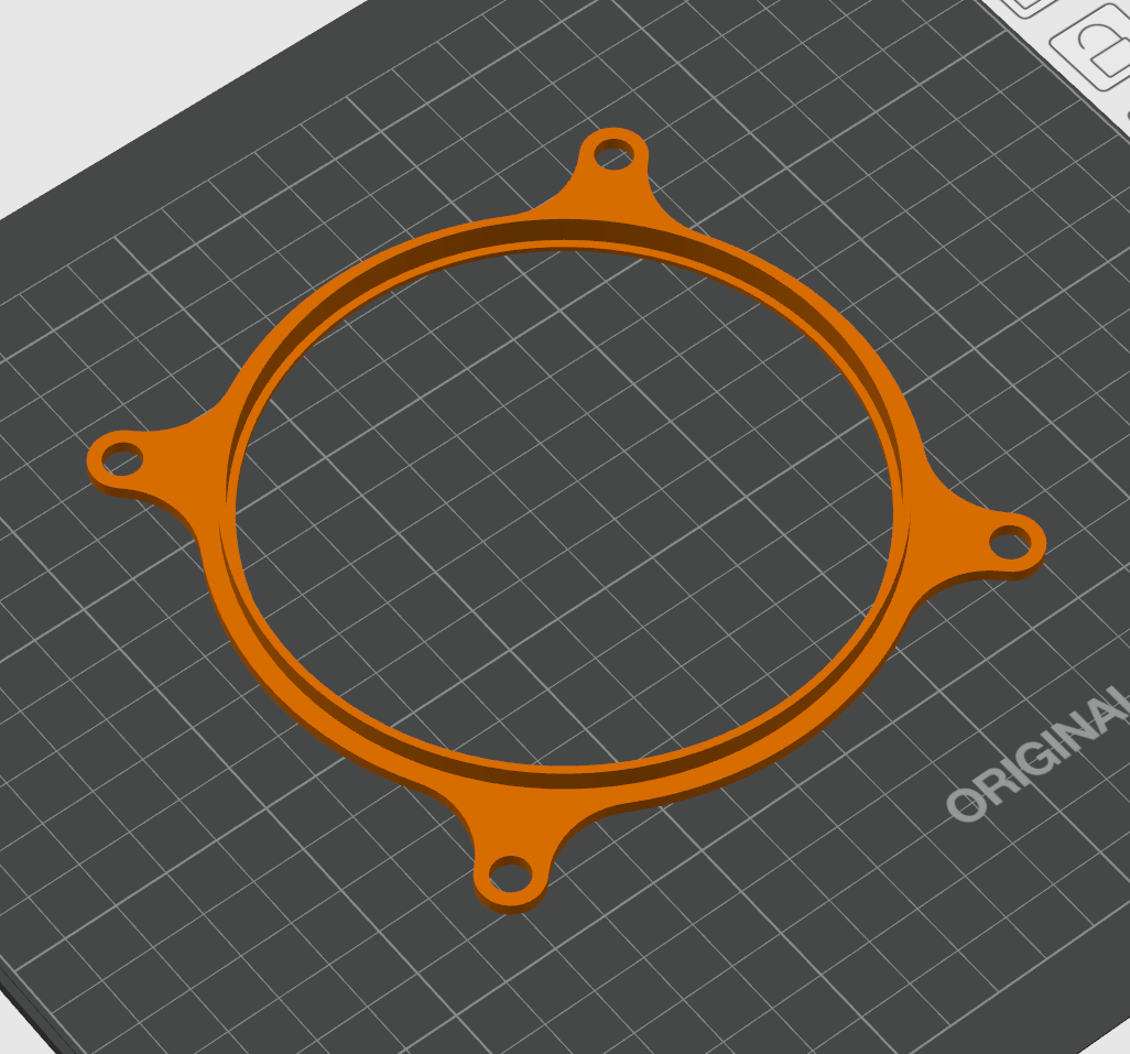 120mm Fan and Exhaust Mount