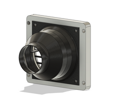 Bambu H2S/D/C/Pro Rear exhaust bracket kit for connecting exhaust hose