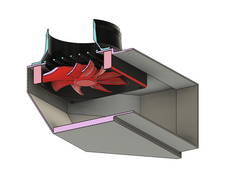 Exhaust Adapter for eufyMake E1 UV Printer - Fume Mitigation Add-On