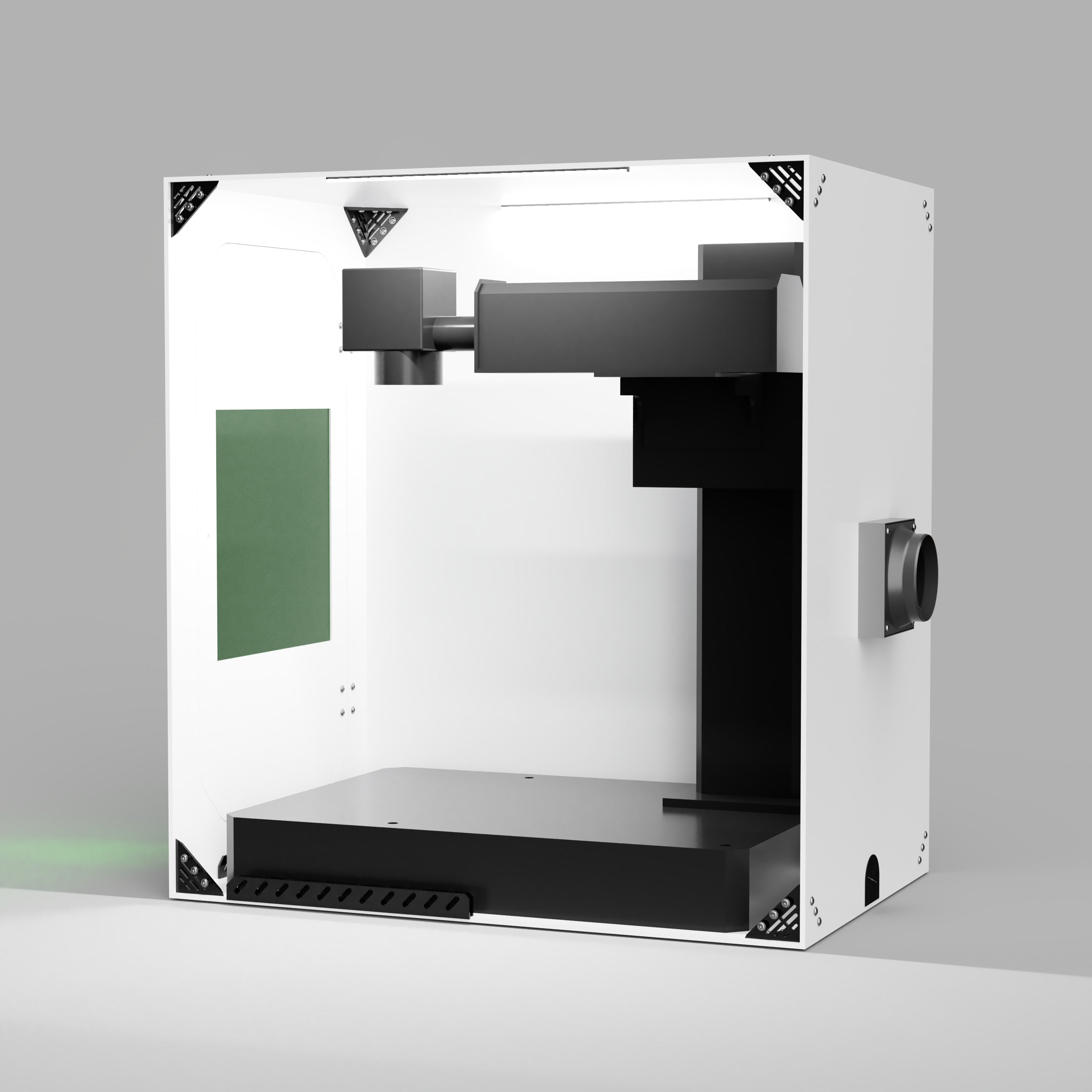 Fiber Laser Marker Engraver Enclosure with Laser viewing Window (Universal Fit)