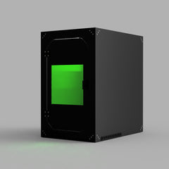 ComMarker B4/B6 fiber laser enclosure with laser viewing window by Clearview Plastics