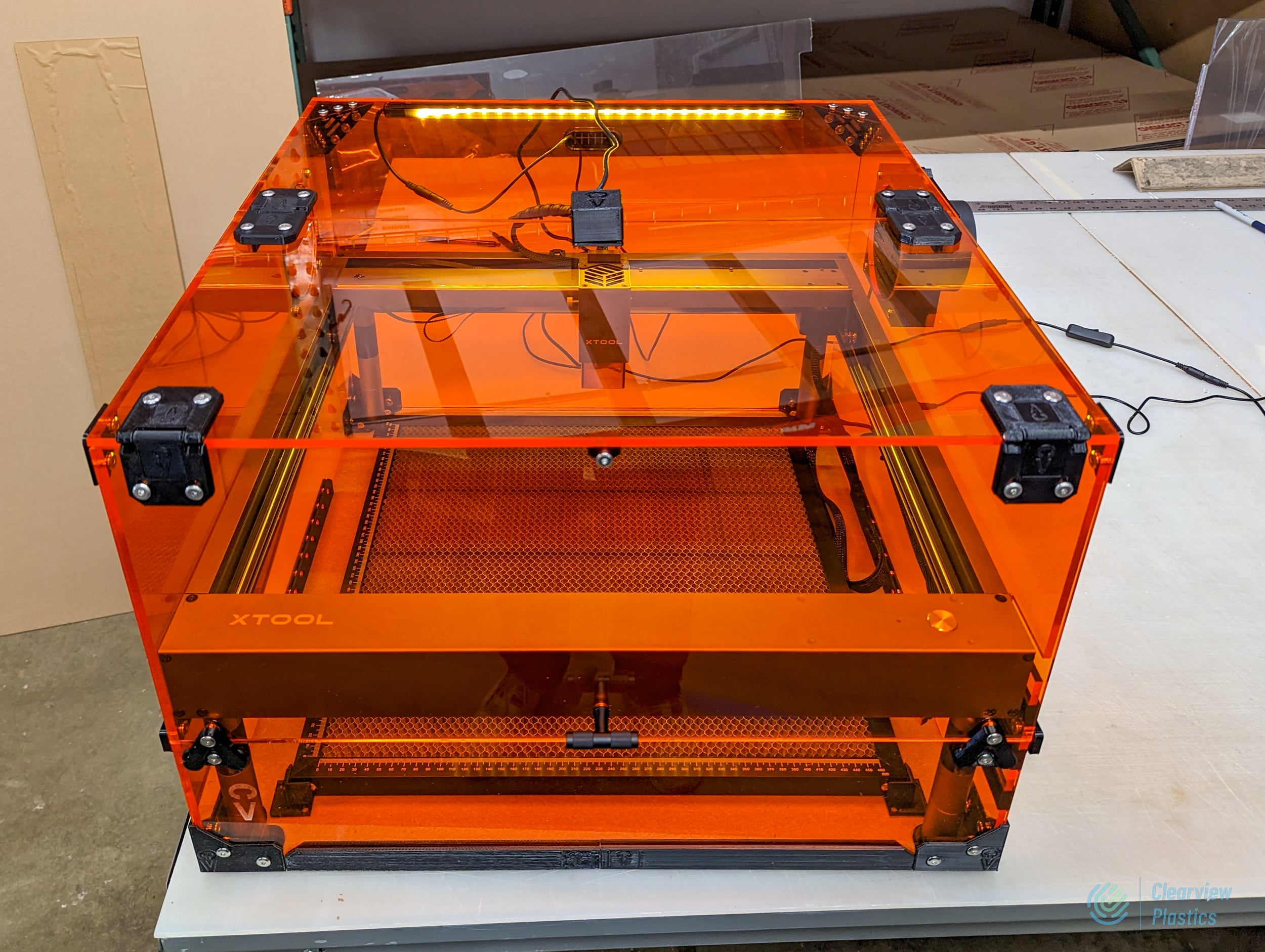 xTool Enclosure: for D1/D1 Pro and other laser engravers - Modern  Electronica