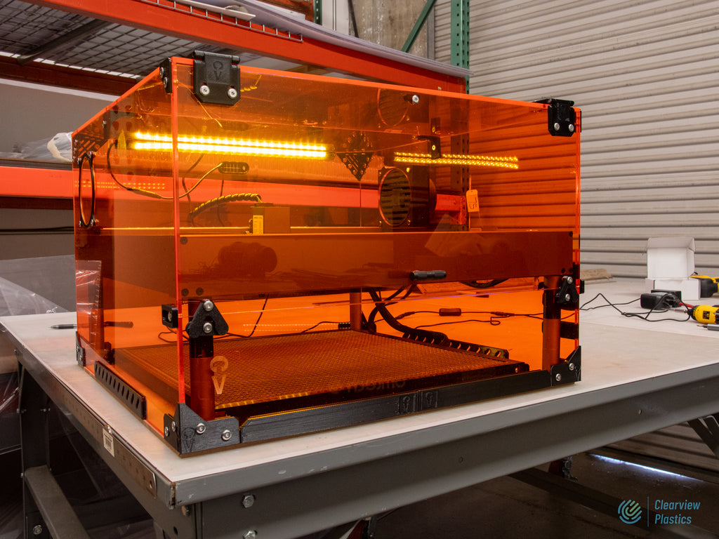 XTool D1 Pro Laser Enclosure V2 Kit Clearview Plastics