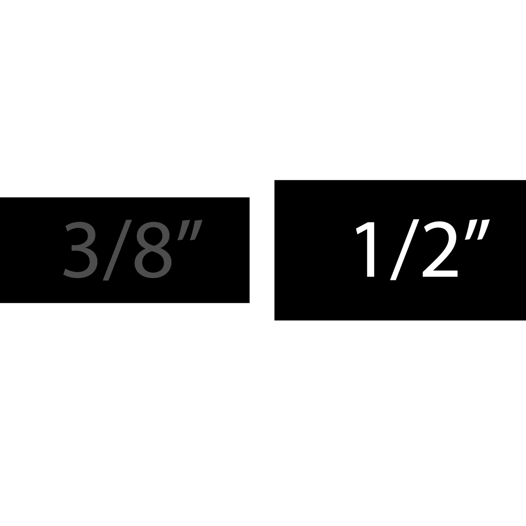 Acrlyic thickness