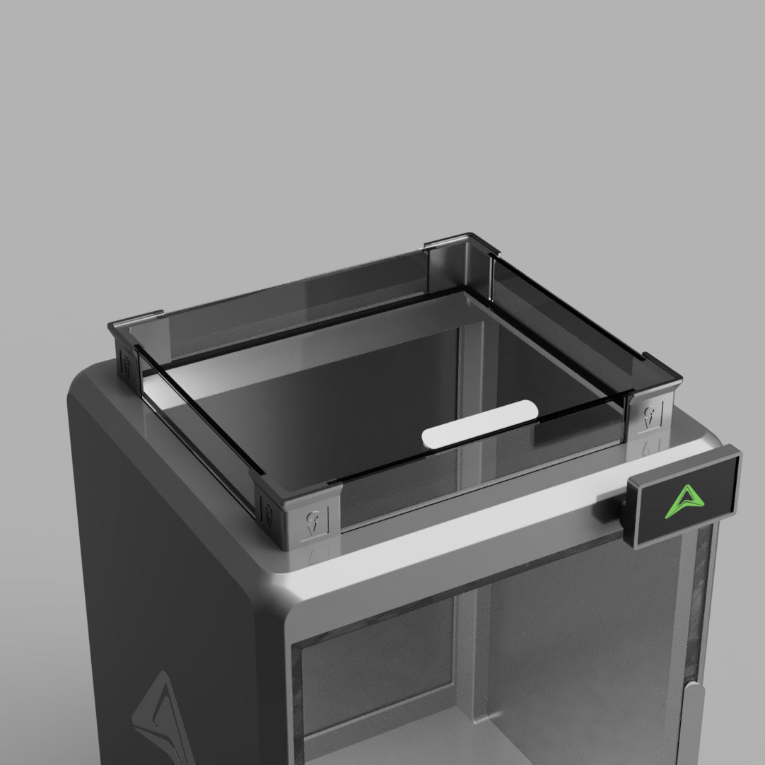 K2 Combo Riser Creality K2 Plus/Pro Lid Riser with smoked acrylic panels – Clearview ...