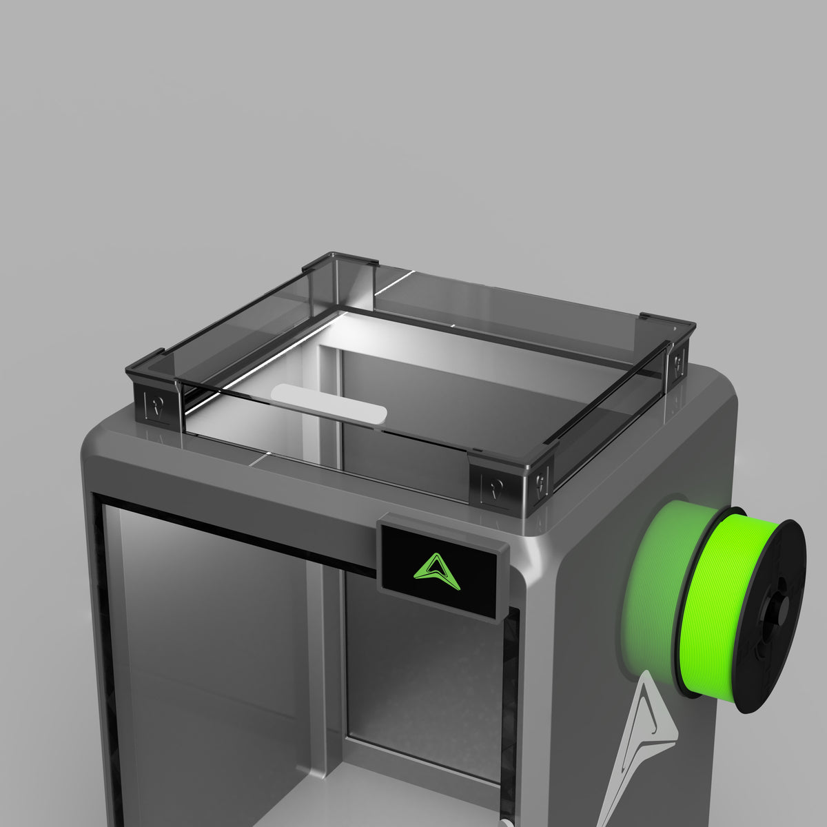 Creality K2 Plus Lid Riser with smoked acrylic panels – Clearview Plastics