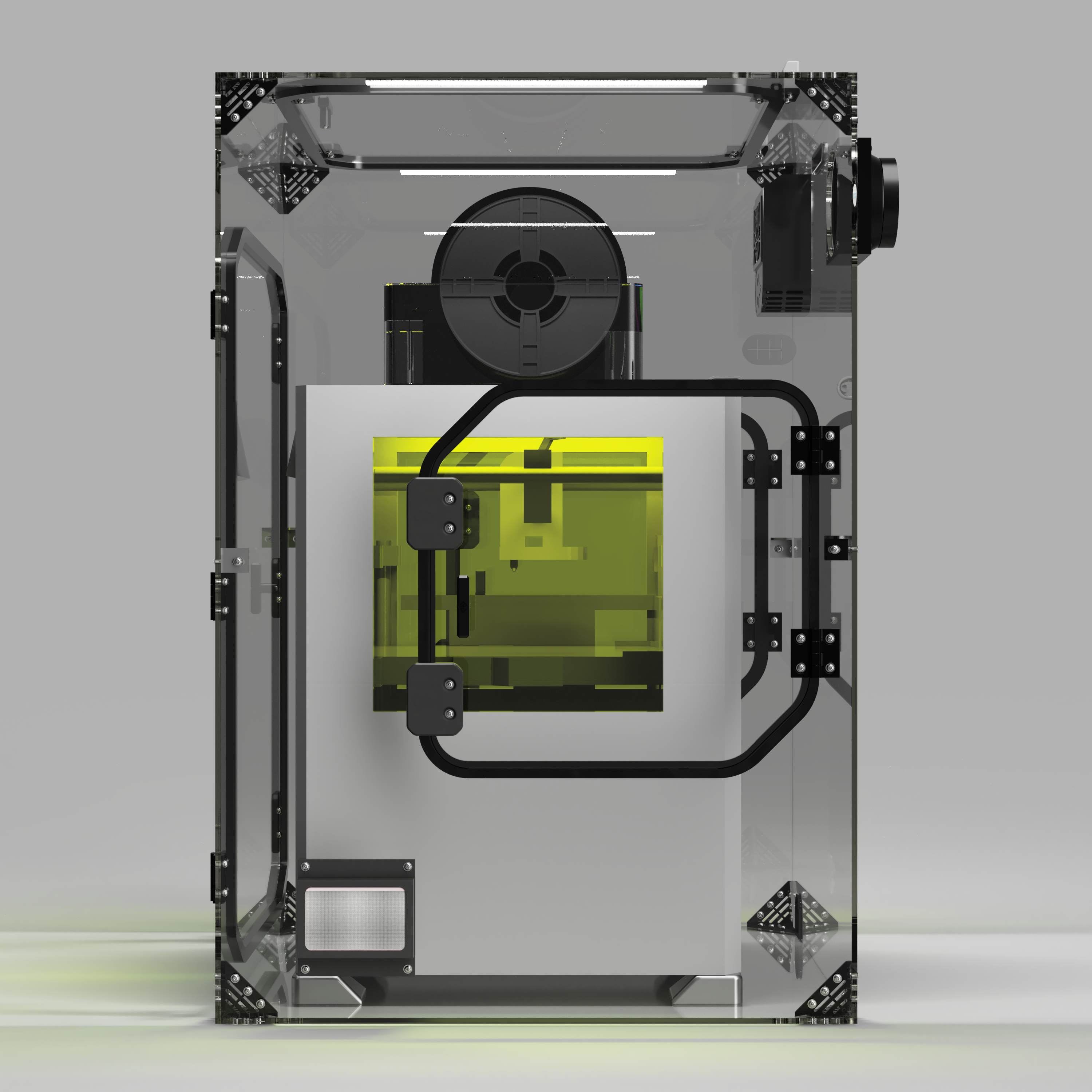 Bambu Lab H2D/H2S/H2C Worksafe External Enclosure – Clearview Plastics Bambu Lab H2D/H2S/H2C Worksafe External Enclosure – Clearview Plastics