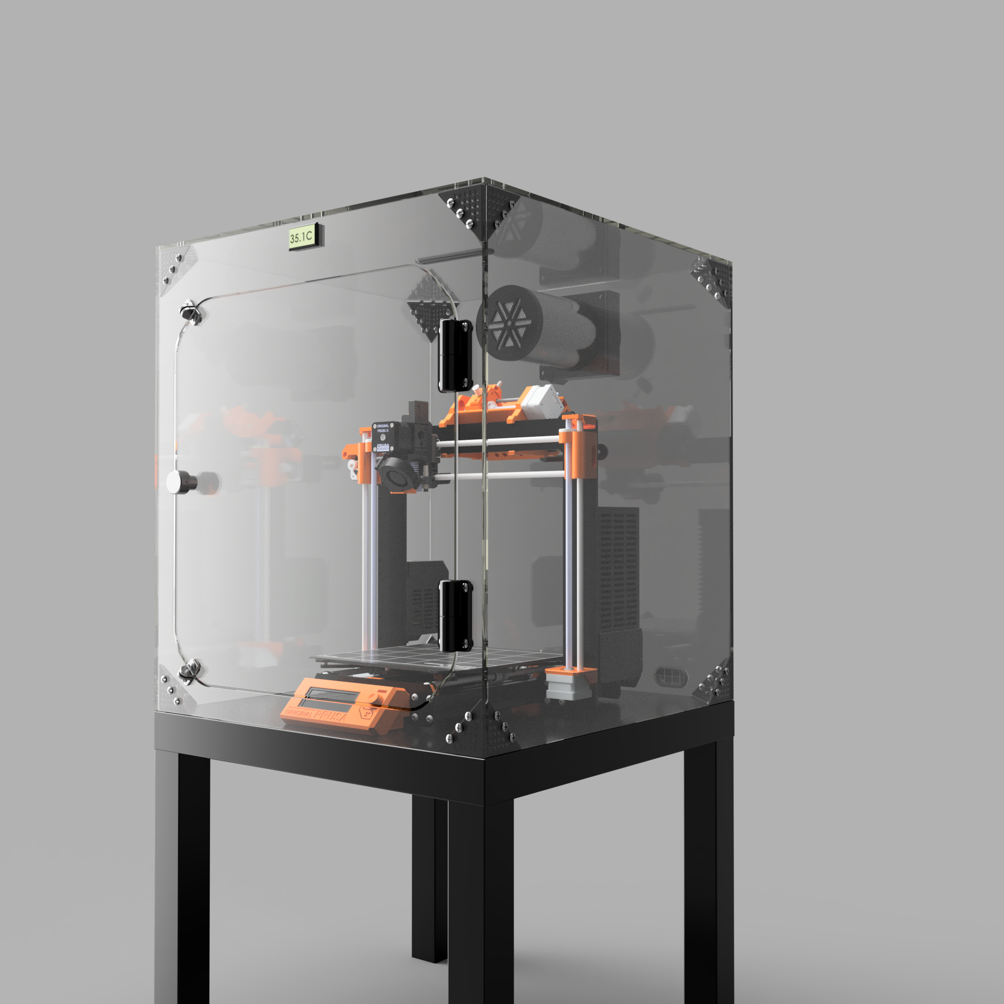 Universal 3D Printer Enclosure Infinity enclosures by Clearview – Clearview Plastics