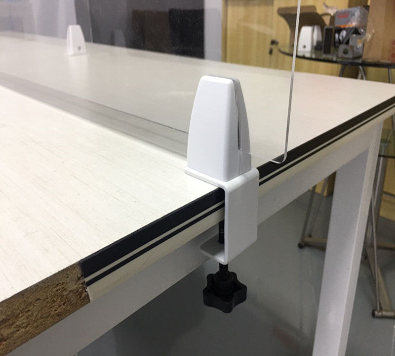Computer Lab Screen Separator Computer Lab Divider Clamps and Panels – Clearview Plastics
