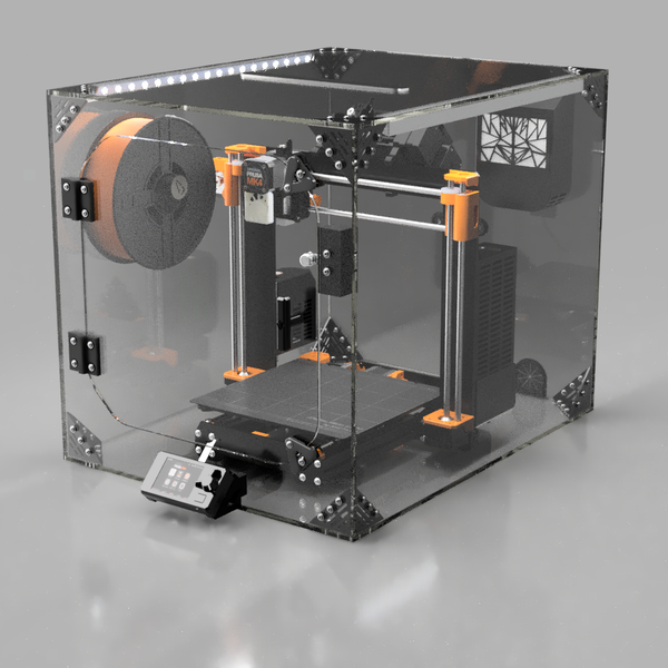 Prusa i3 Mk3s+ MK4 MMU2 Version 2 Enclosure kit – Clearview Prusa i3 Mk3s+ MK4 MMU2 Version 2 Enclosure kit – Clearview