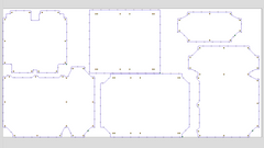 Ratrig V-Core 3 3D printer Enclosure panels kit for 300mm, 400mm, 500mm