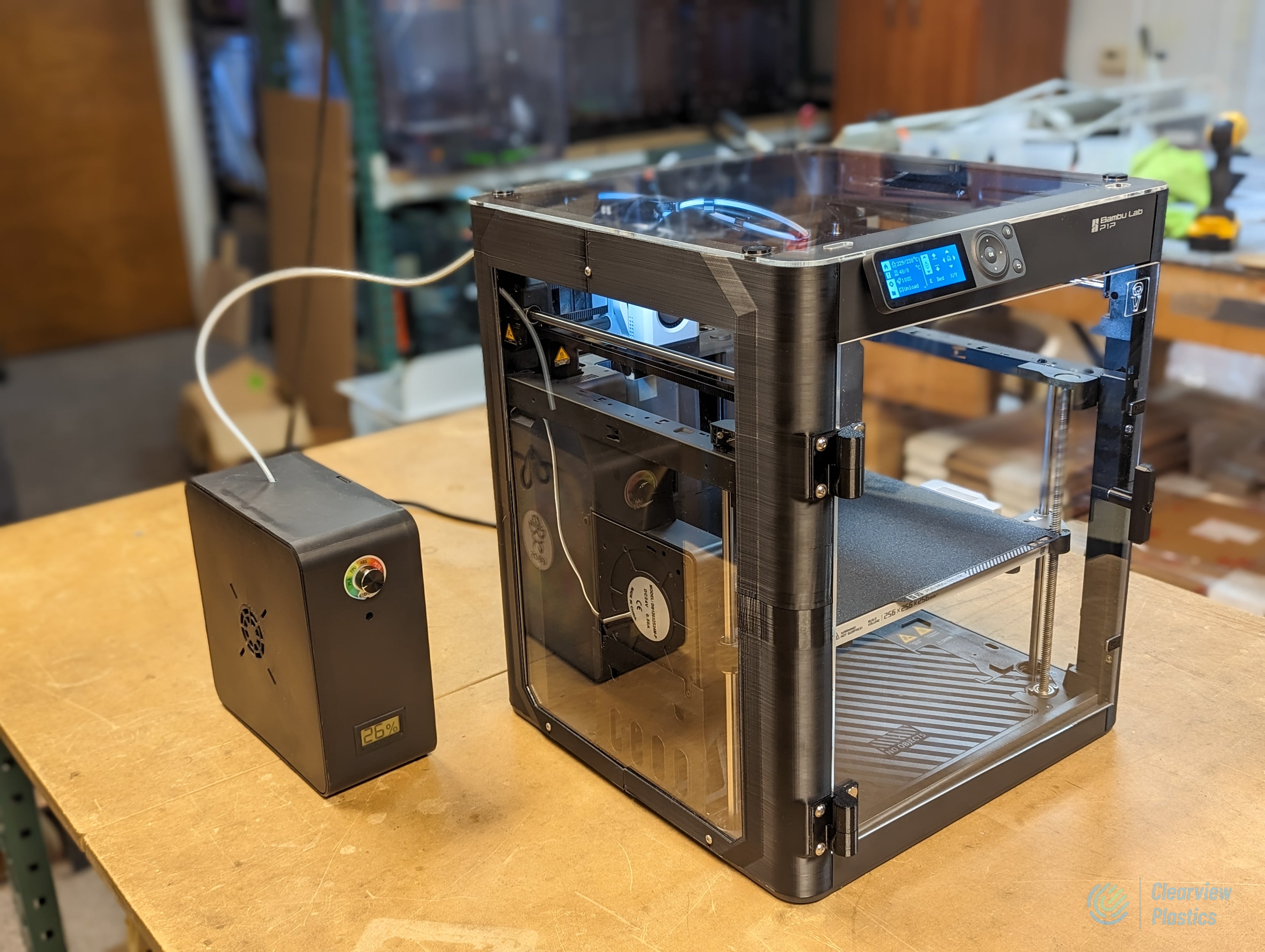 Vision Enclosure Kit for Bambu Lab P1P 3D Printer – VOXELPLA